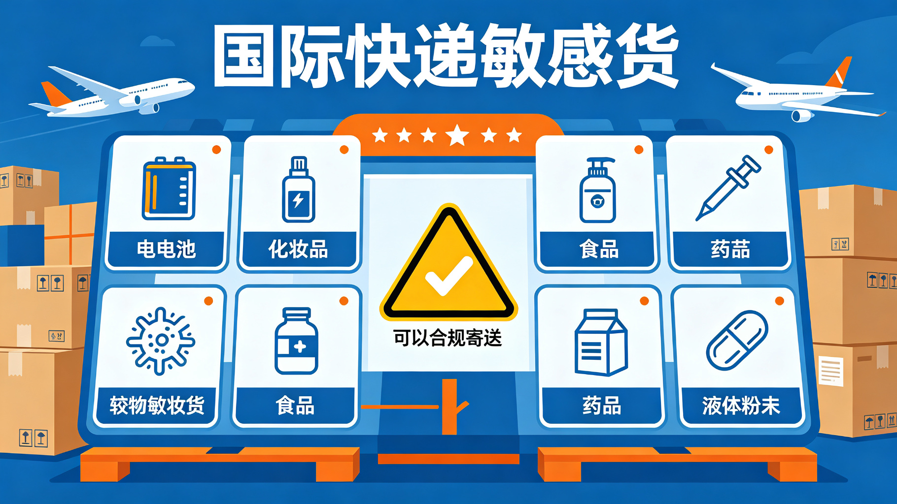 国际快递敏感货怎么寄？哪些能寄哪些不能寄？老货代手把手教你选渠道