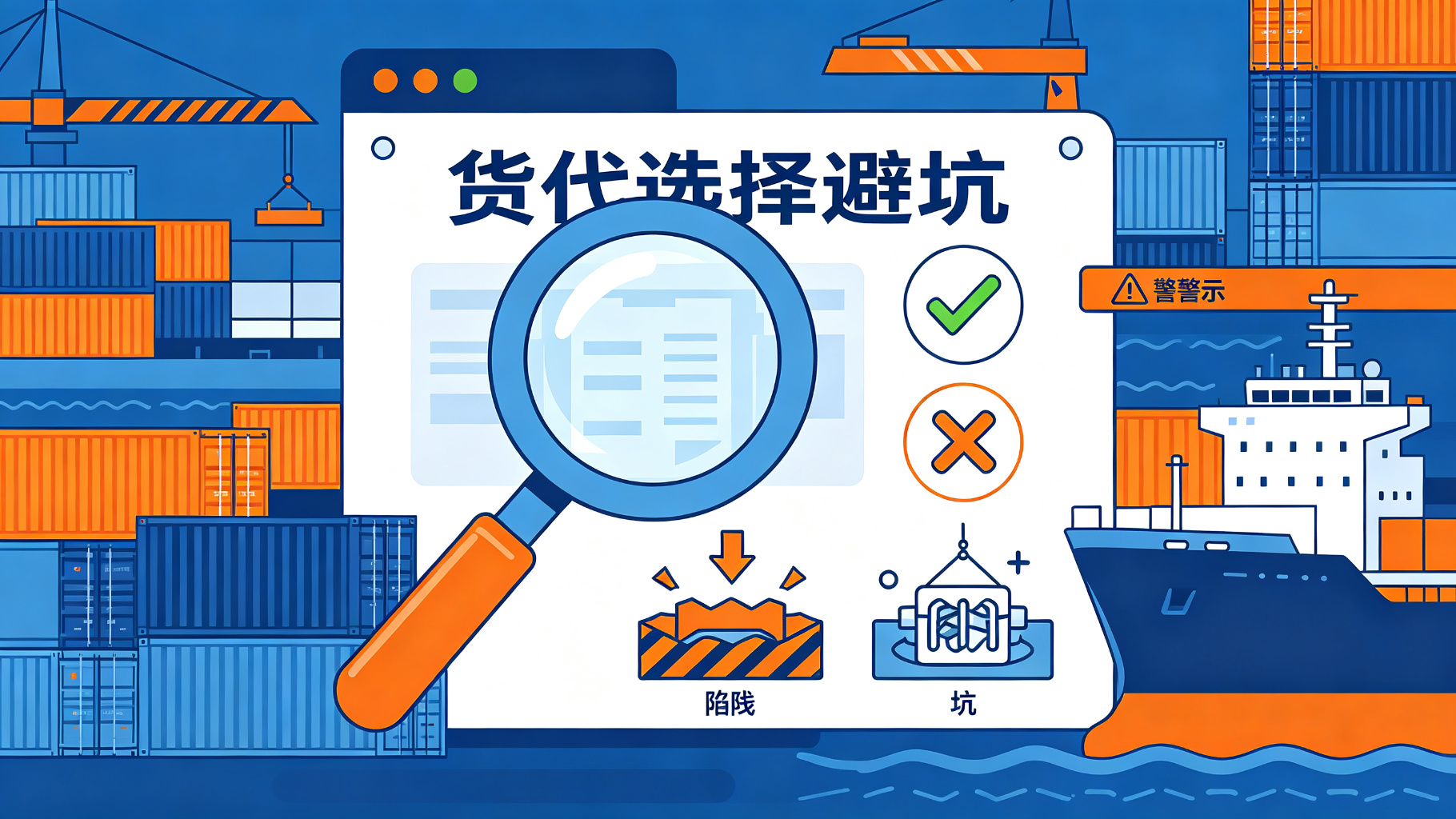 货代选择避坑指南:怎么选靠谱货代?低价陷阱、常见套路全揭秘
